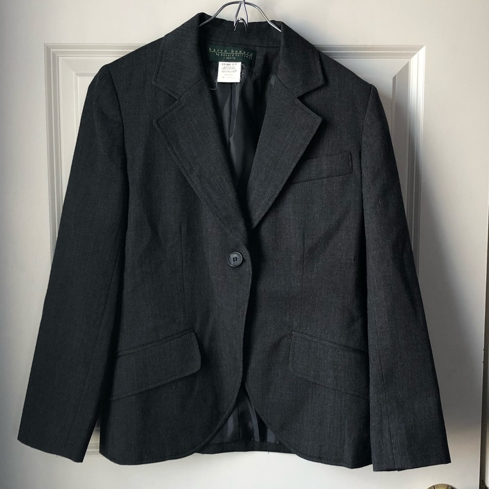 Harve benard blazer gray sz 4p